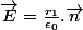 \vec{E} = \frac{r_1}{\epsilon_0}.\vec{n}